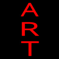 Vertical Red Art 1 Neonreclame