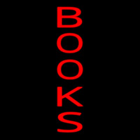 Vertical Red Books Neonreclame