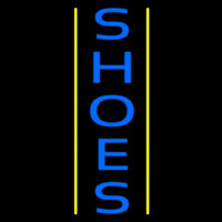 Vertical Shoes Yellow Line Neonreclame