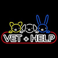 Vet Help Neonreclame