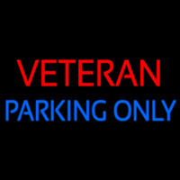 Veteran Parking Only Neonreclame