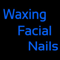 Wa ing Facial Nails Neonreclame