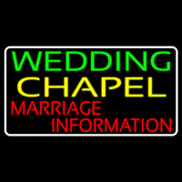 White Border Wedding Chapel Marriage Information Neonreclame