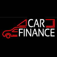 White Car Finance Neonreclame