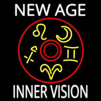 White New Age Inner Vision Neonreclame