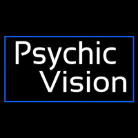 White Psychic Vision Neonreclame