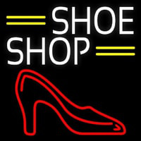 White Shoe Shop Neonreclame