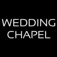 White Wedding Chapel Neonreclame