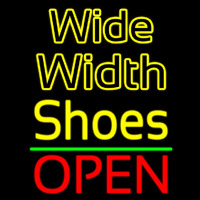 Wide Width Shoes Open Neonreclame