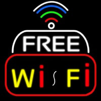 Wifi Free Block With Phone Number Neonreclame