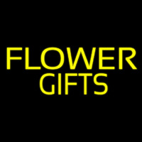 Yellow Flower Gifts In Block Neonreclame