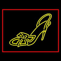 Yellow High Heel Sandal Neonreclame