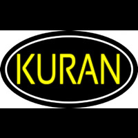 Yellow Kuran With Border Neonreclame