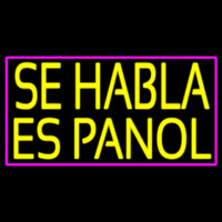 Yellow Se Habla Espanol Neonreclame