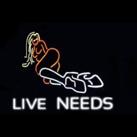 live lides woman Neonreclame